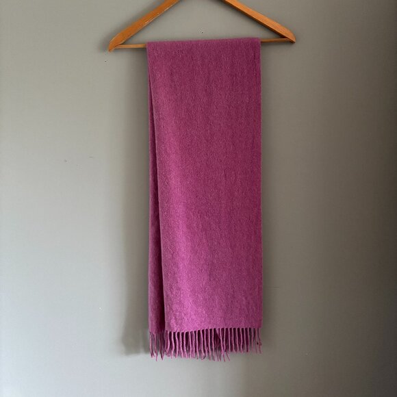 Lilac Cashmere Blanket Scarf - Picture 1 of 8
